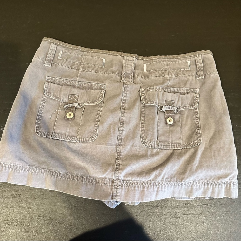 Y2K Grey Mini Skirt (Skort)